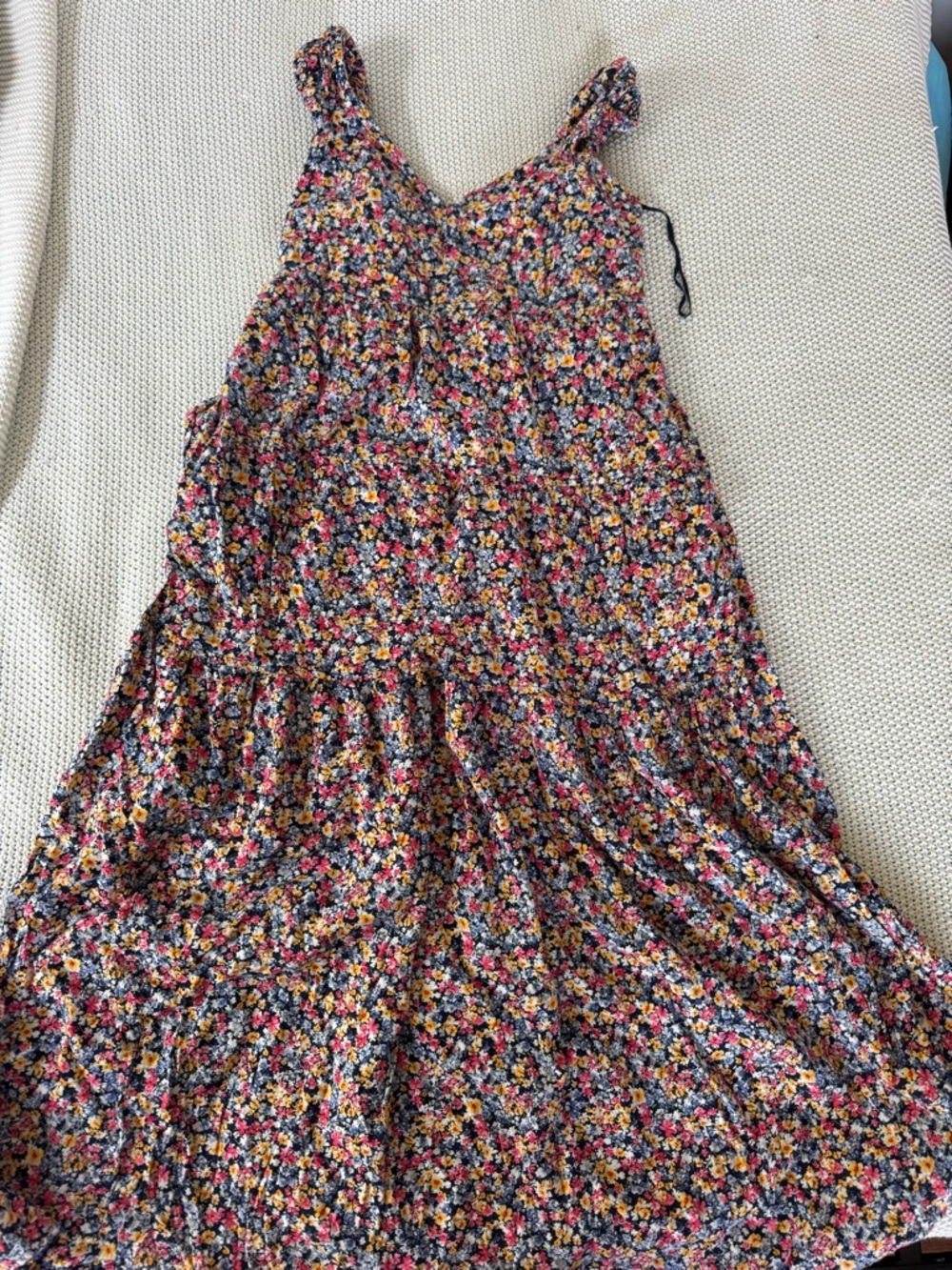 Floral Tiered Sundress in Multicolor